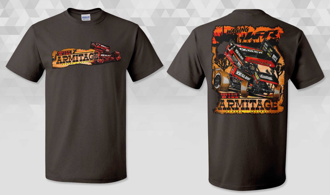 Waging WAR Tee (Dark Brown)