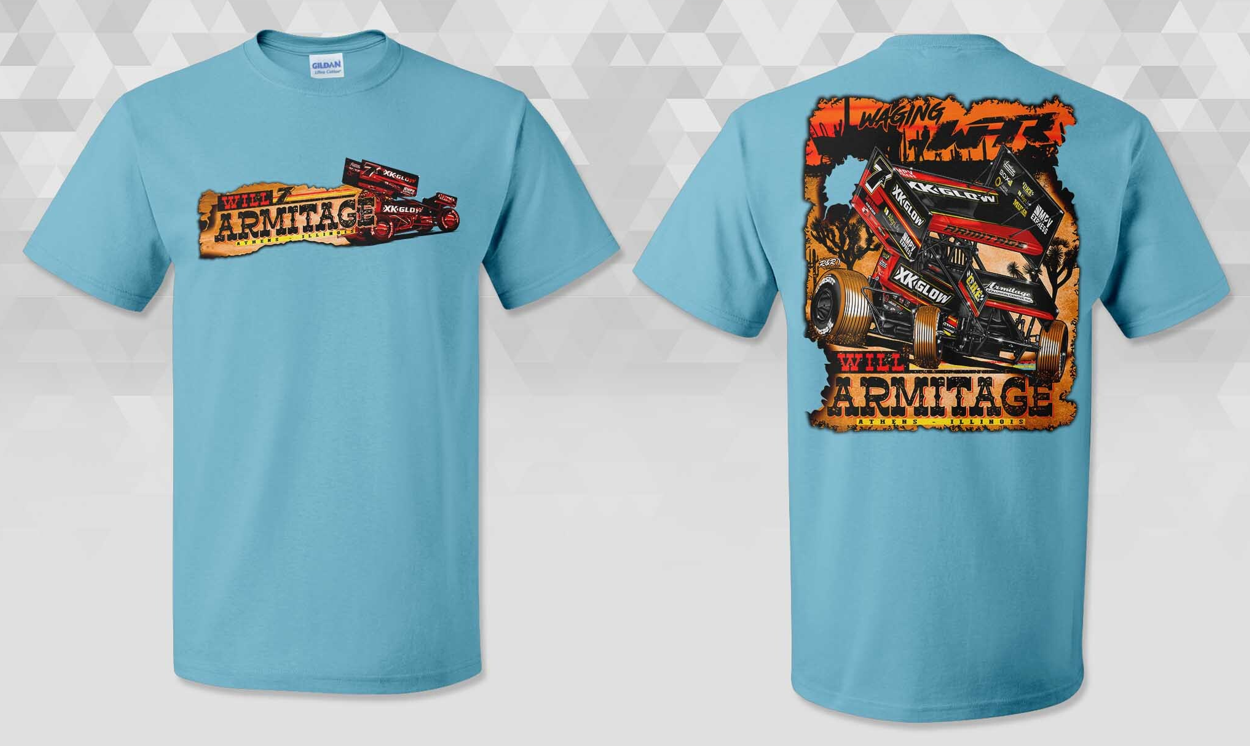 Waging WAR Tee (Sky)